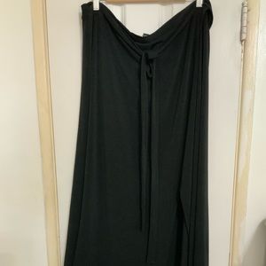 Wrap maxi skirt